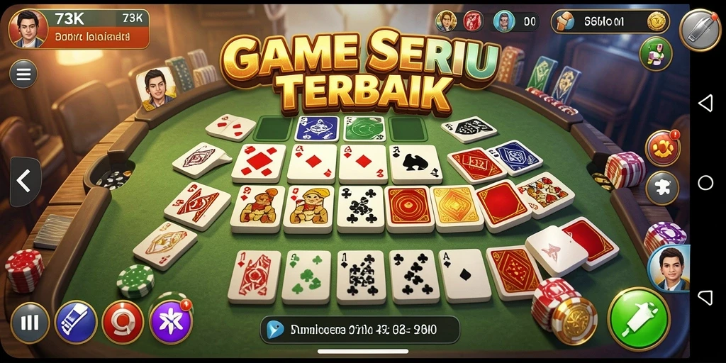 Screenshot gameplay Domino yang menampilkan keseruan bermain.