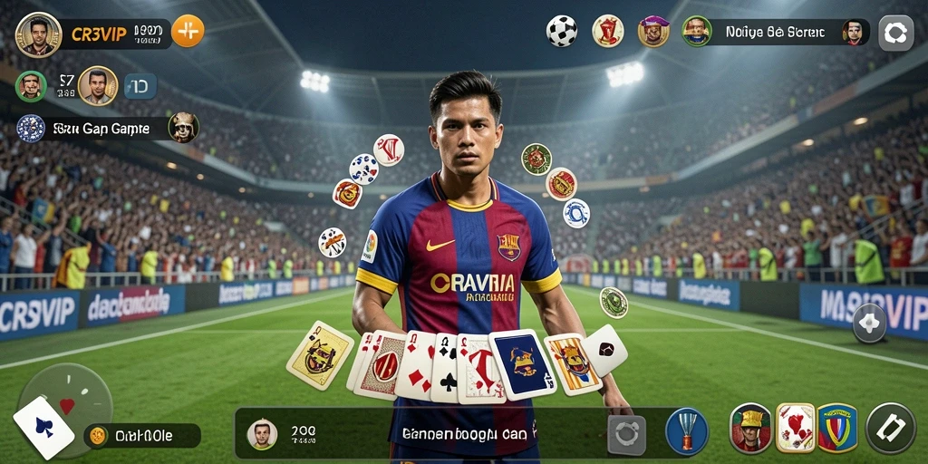 Tampilan gameplay seru dalam CR7VIP yang penuh tantangan.