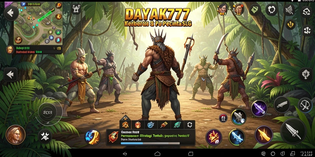 Gameplay intens dari DAYAK777 yang menampilkan strategi SLG yang mendebarkan.