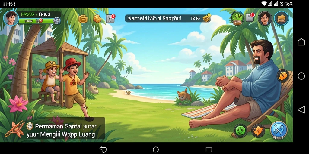 Gameplay FH6767 yang menarik dan penuh warna untuk relaksasi.