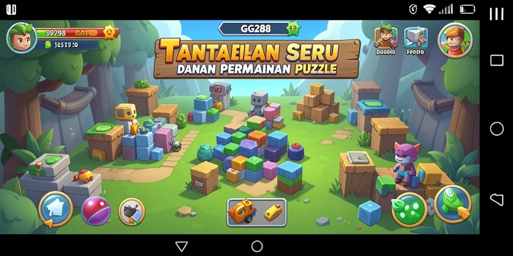 Tangkapan layar GG288 menampilkan gameplay menarik yang menantang otak.