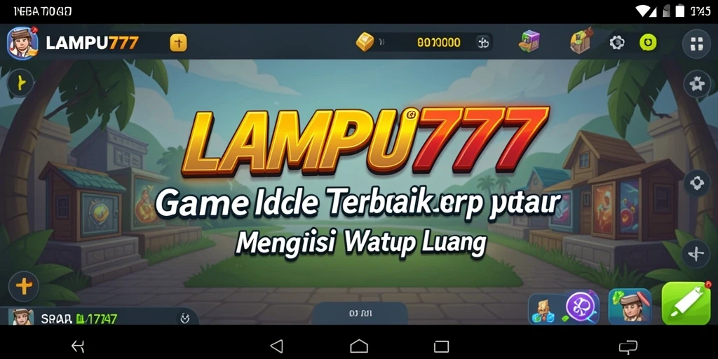 Tampilan gameplay yang menarik dan santai dari LAMPU777.