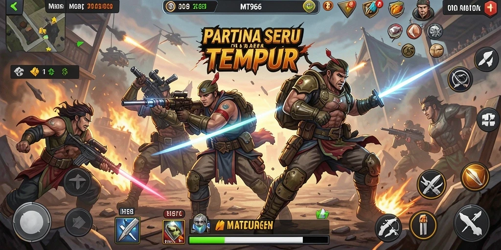 Gameplay seru dan menantang dalam MT966 dengan karakter-karakter unik.