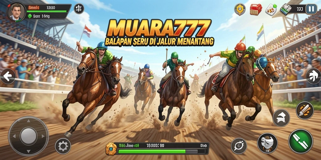 Tampilan gameplay seru dari balapan di MUARA777.