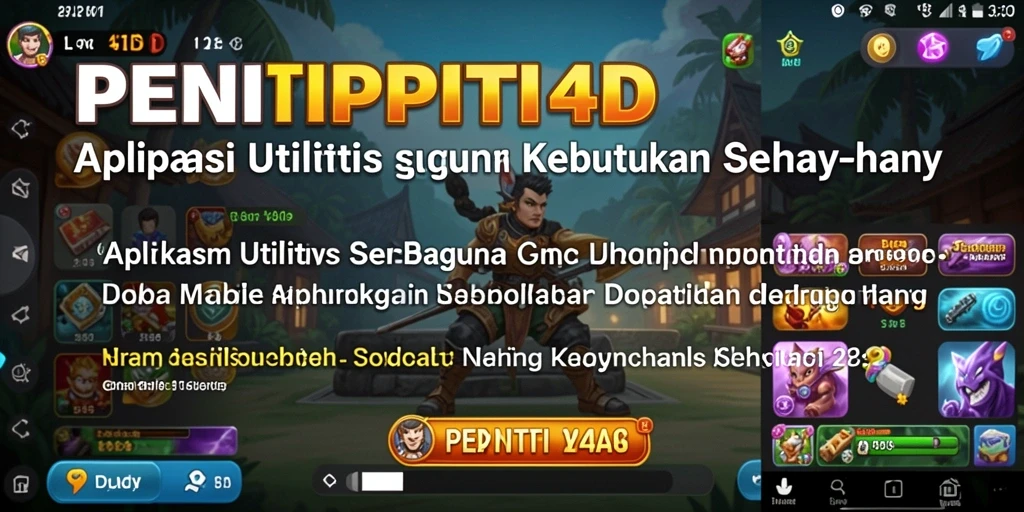 Tampilan intuitif dari aplikasi PENITI4D yang siap membantu Anda.