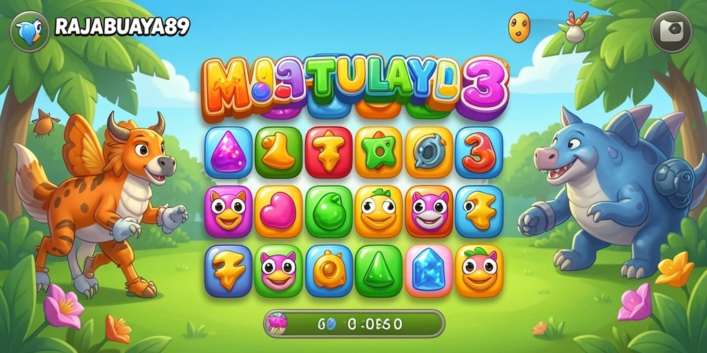 Tangkapan layar dari gameplay seru RAJABUAYA89 yang penuh warna.