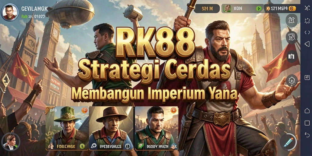 Tampilan gameplay RK88 dengan taktik mendalam.
