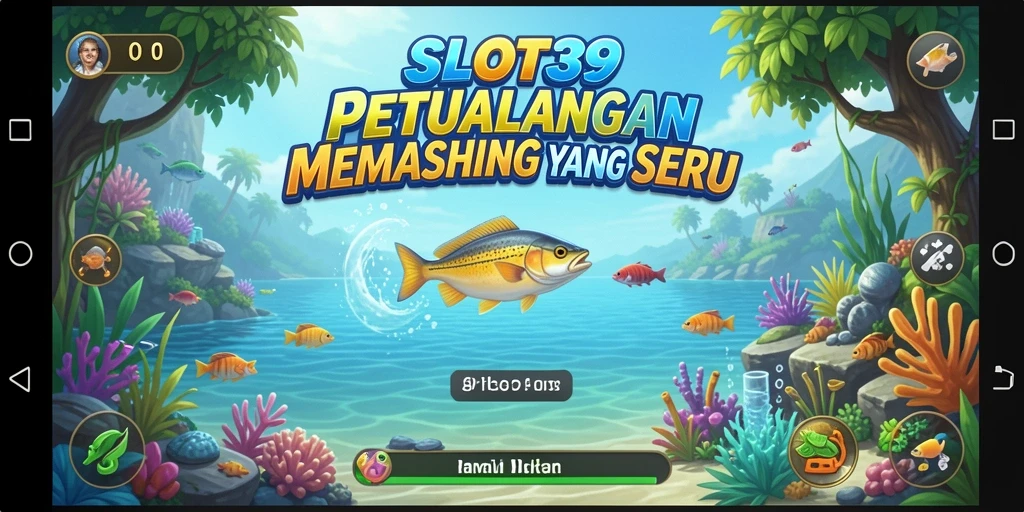 Tampilan gameplay memancing yang mengasyikkan di SLOT39.