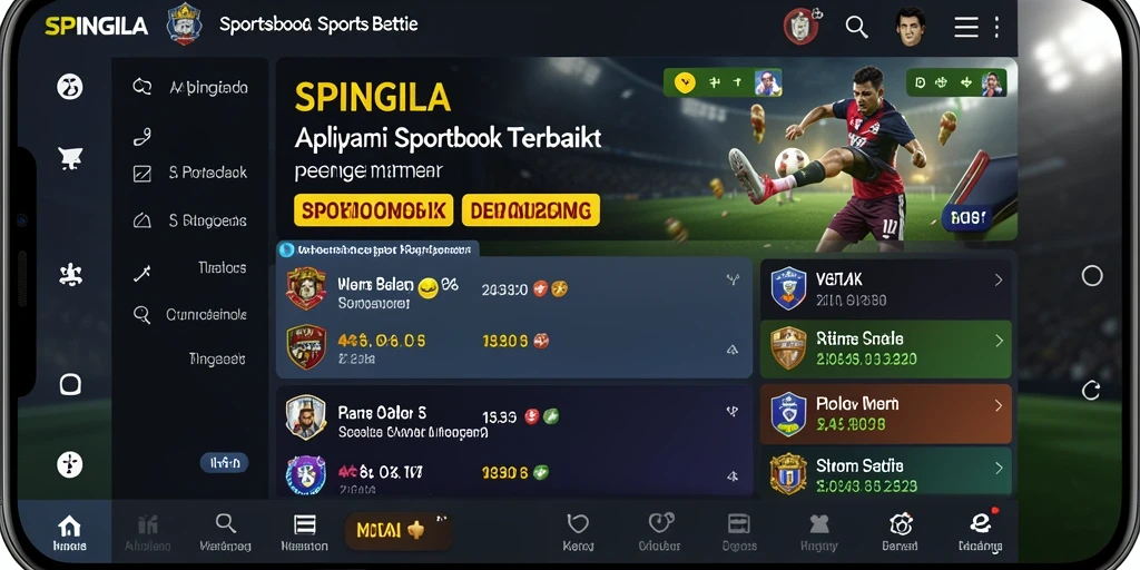 Tampilan antarmuka permainan <strong>SPINGILA</strong> yang menarik dan interaktif.